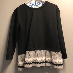 Tuckernuck Black Embroidered Sweater